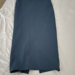 Blue Pencil Skirt 