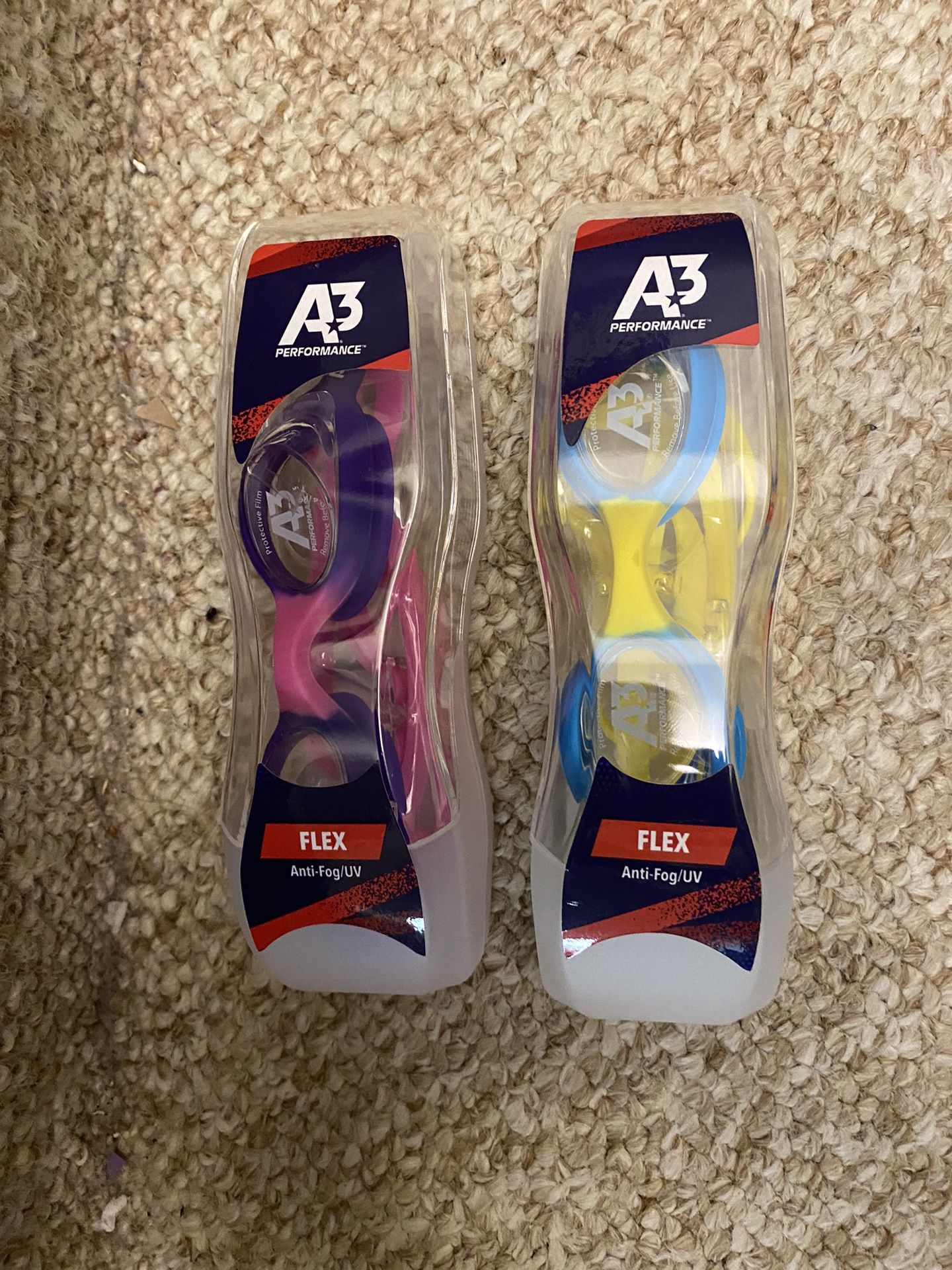 NEW Swim Goggles Two Pairs
