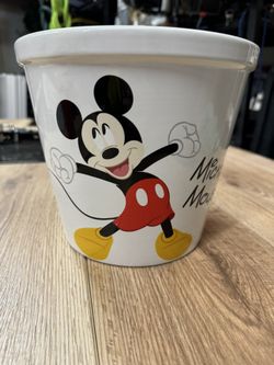 Disney Mickey Mouse Ceramic Popcorn Bowl