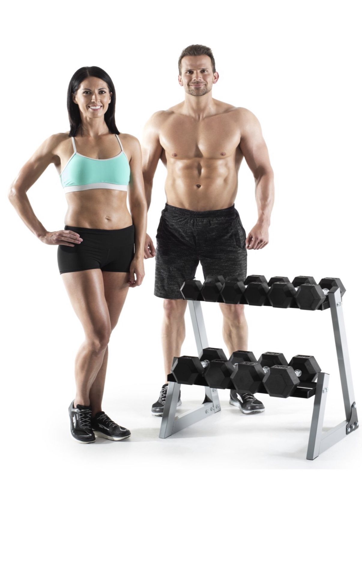 Sporting Goods Weider Rubber Hex Dumbbell Stores Weider 100 Rubber