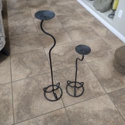 Tall Metal Candle Holder 