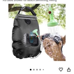 Solar shower bag