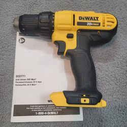 *New*  Dewalt 20v 1/2" drill dcd771 ( tool only)