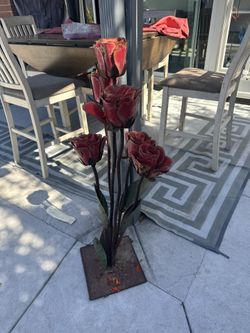 Metal rose Sculpture 🌹