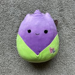 SQUISHMALLOWS TULIP JACKIE 11 INCH PLUSH STUFFED ANIMAL STUFFIE PLUSHIE PURPLE GREEN NEW