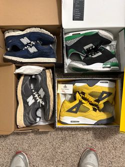 Air Jordan’s and new balances