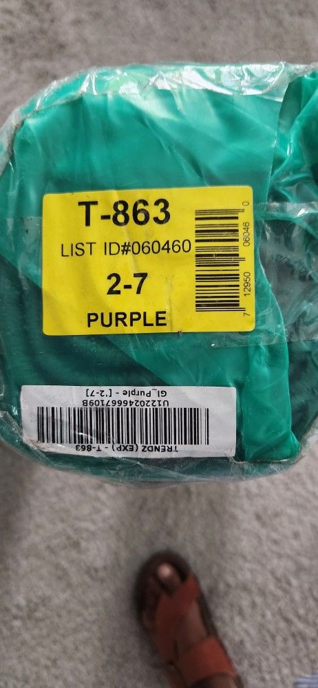 Purple multi color runner