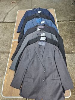7 used nice suits..size 46R 46L