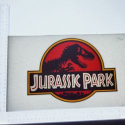 Iron On Heat Transfer  Good For T-shirts Sweaters Jackets T Shirt Design Size Is About 7x8 Jurassic Park  #396