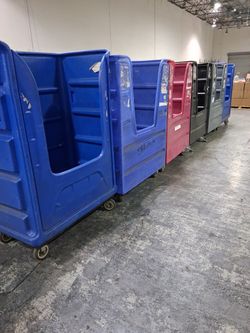 Plastic Rolling Bins. $80 Each