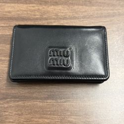 Miu Miu Black Card Holder