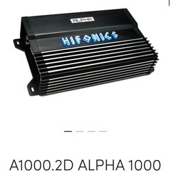 Alpha Hifonics A1000.2D Amplifier 