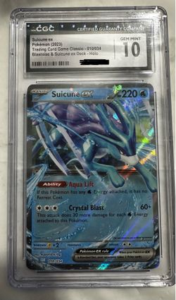 Suicune ex Pokèmon 2023 card