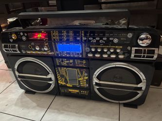 Lasonic retro boombox boom box ghetto blaster radio