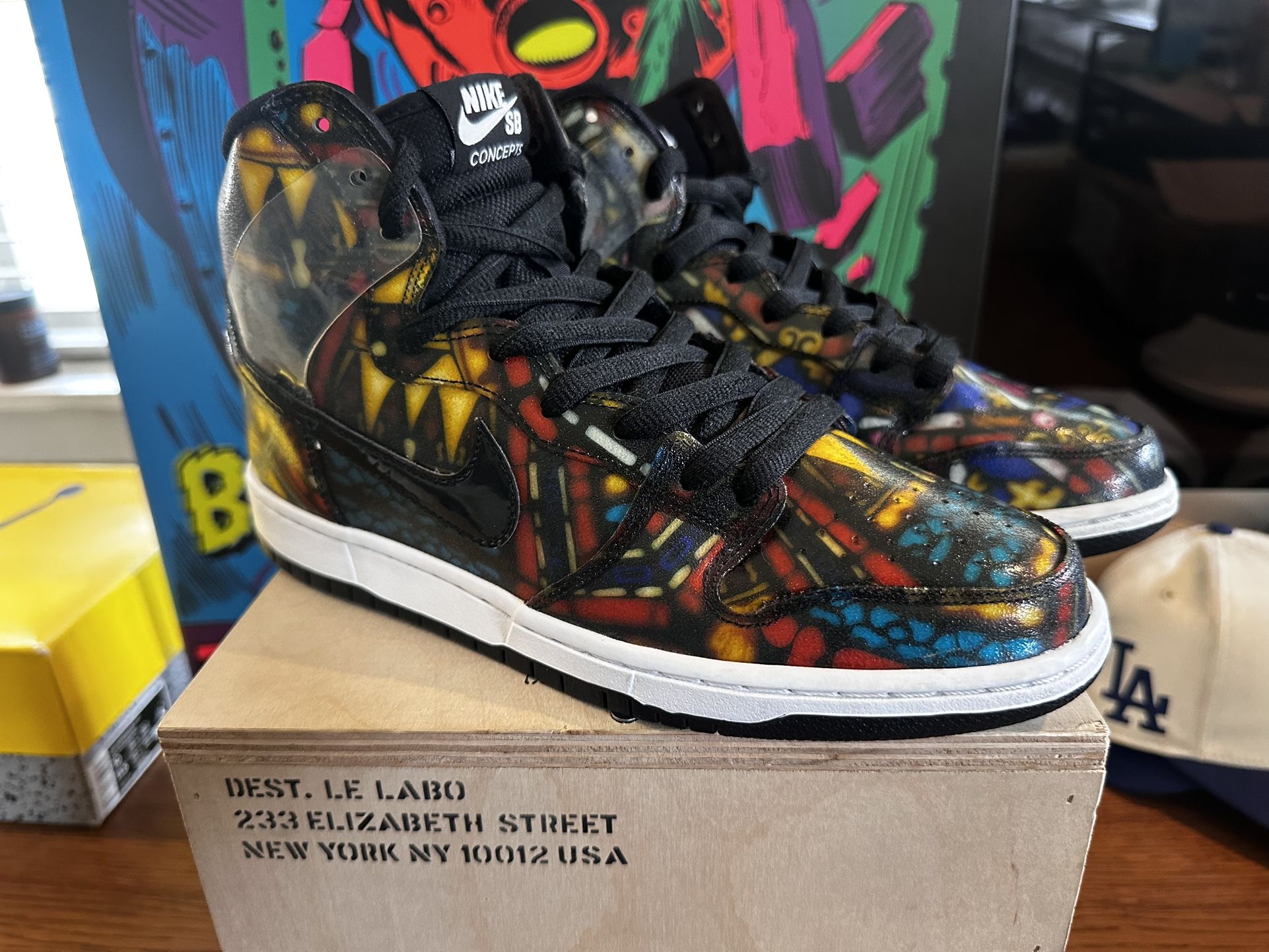 Nike Concepts x SB Dunk High // Stained Glass - 9.5M