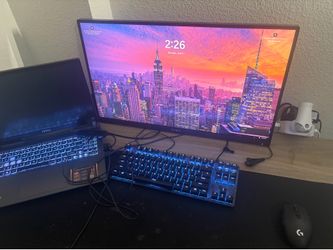 Msi gaming laptop + setup