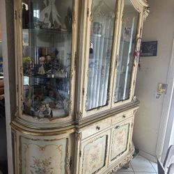 Large Authentic Italian Style China Dresser
