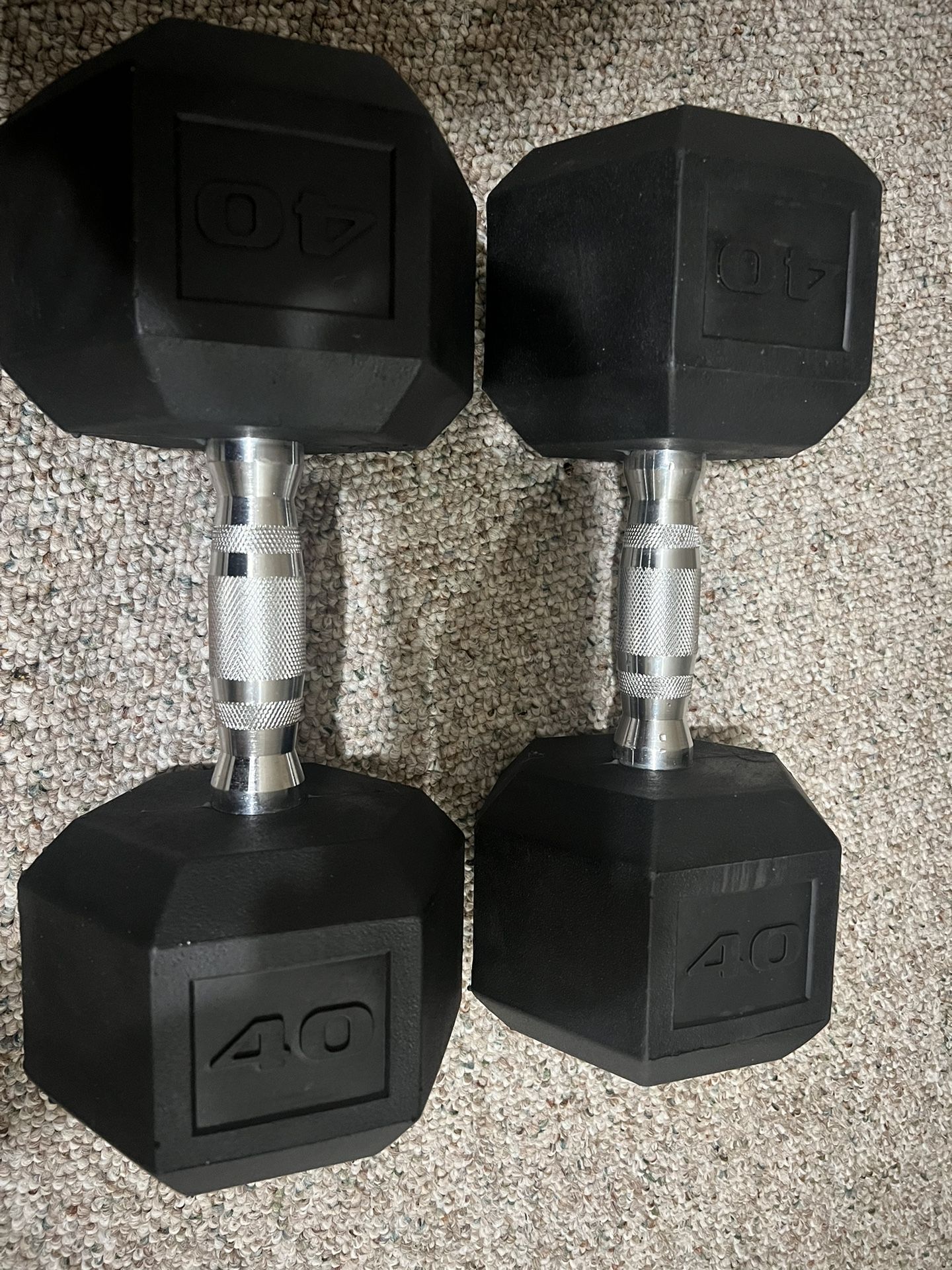 40lb X 2 Dumbell For SALE