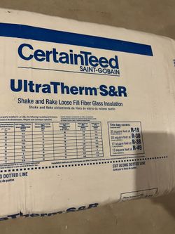 CertainTeed Ultratherm S&R - Shake & Rake Insulation.