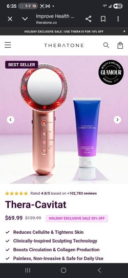 Theratone Thera-Cavitat Facial Sculpting Device