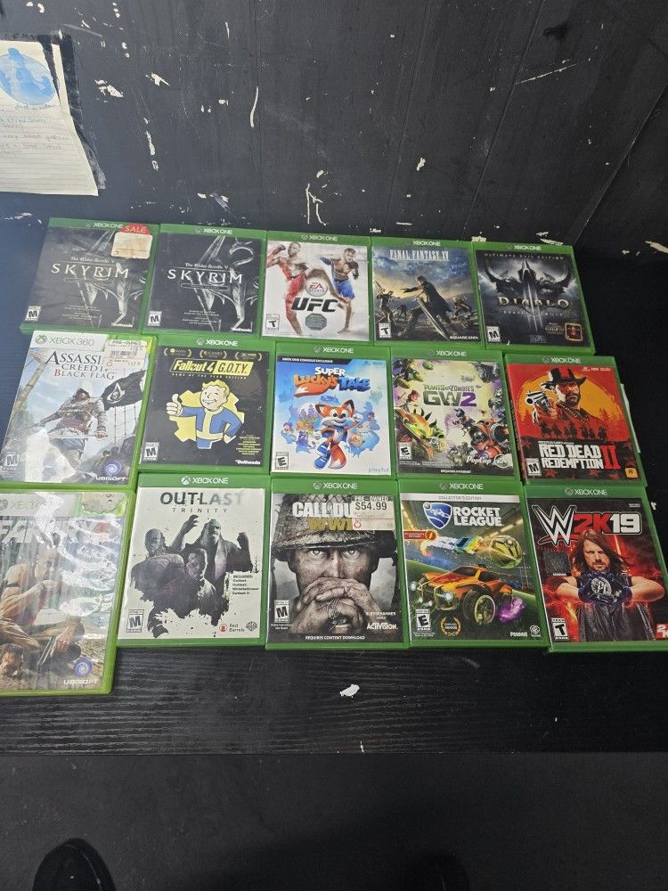 Xbox One Games 5$-10$