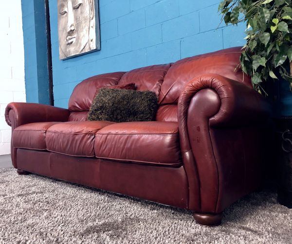 Contempo Red Genuine Leather Sofa Free Delivery 2 Of These Sofas Contempo Red Genuine Leather Sofa Free Delivery 2 Of These Sofas Available For In Atlanta Ga Offerup