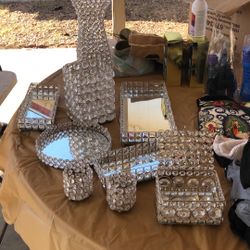 Crystal Vase, Jewelry, Perfume Holders