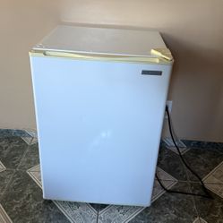 Small White Insignia Refrigerator 