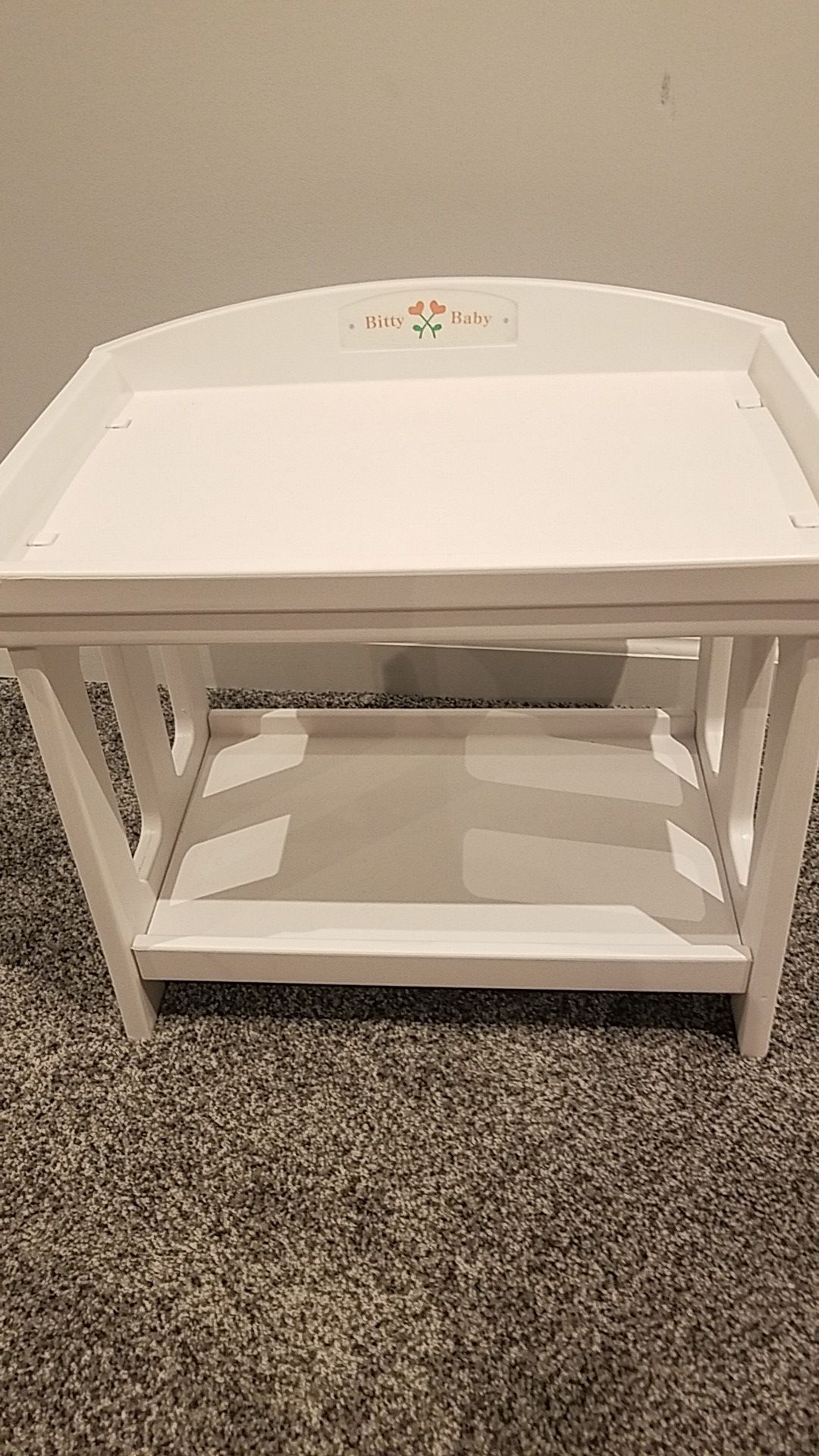 Bitty baby american girl retired changing table