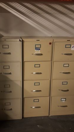 File cabinets.