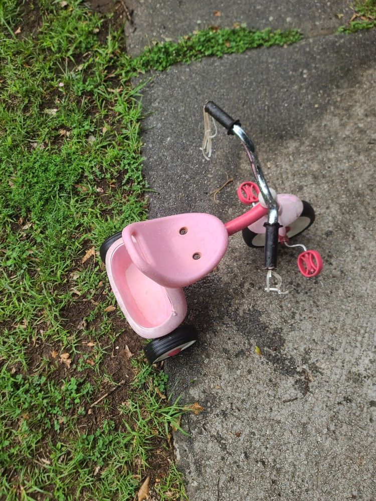 Pink Radio Flyer Tricycle