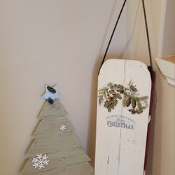 Sled And Tree