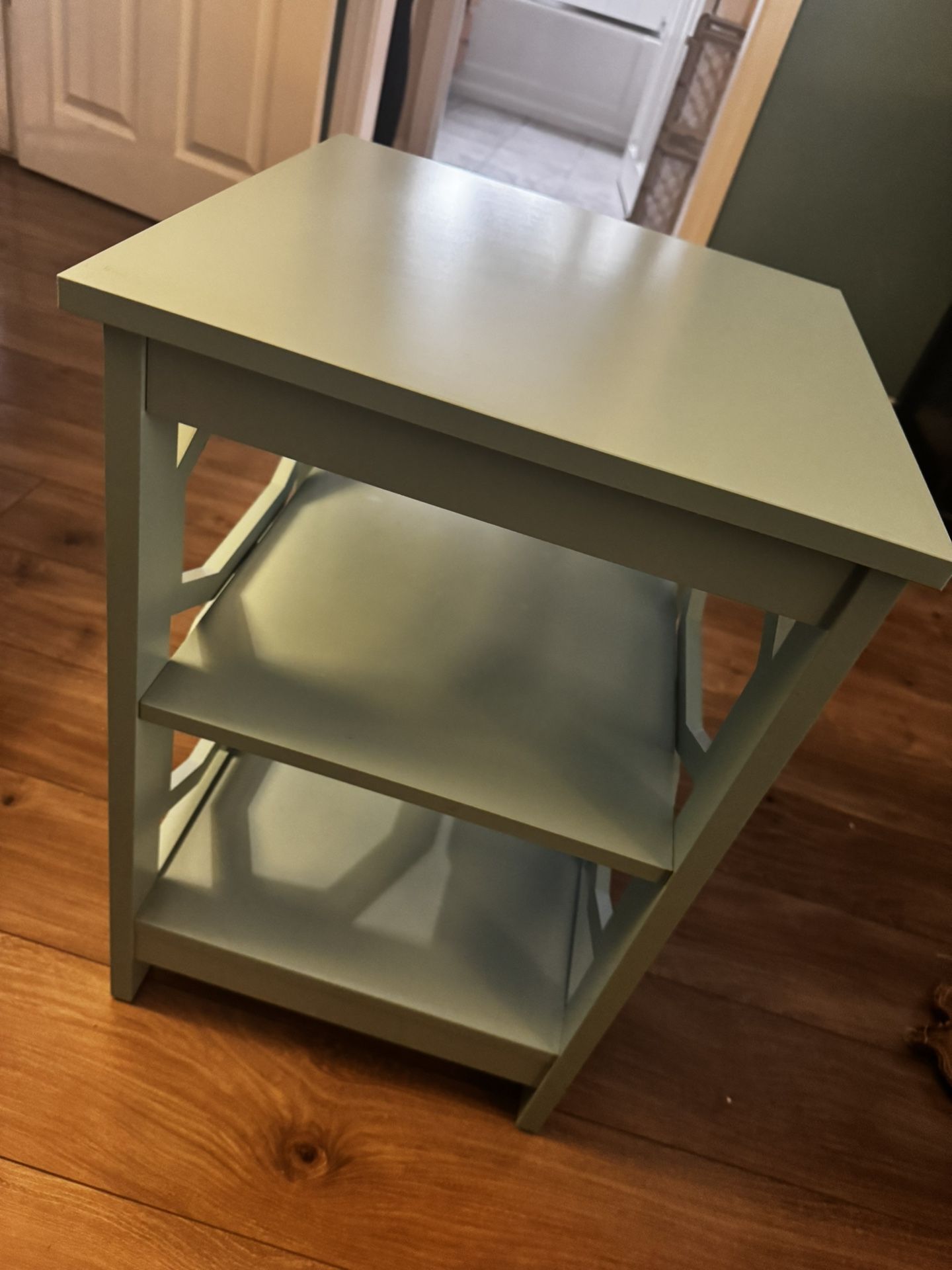 Turquoise End Table - Wayfair - Gently Used