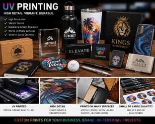 UV Printing Services | High Detail | Custom | Small & Large Orders