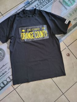 Black Bow down orange county shirt