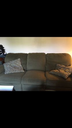 3 seater double reclining sofa