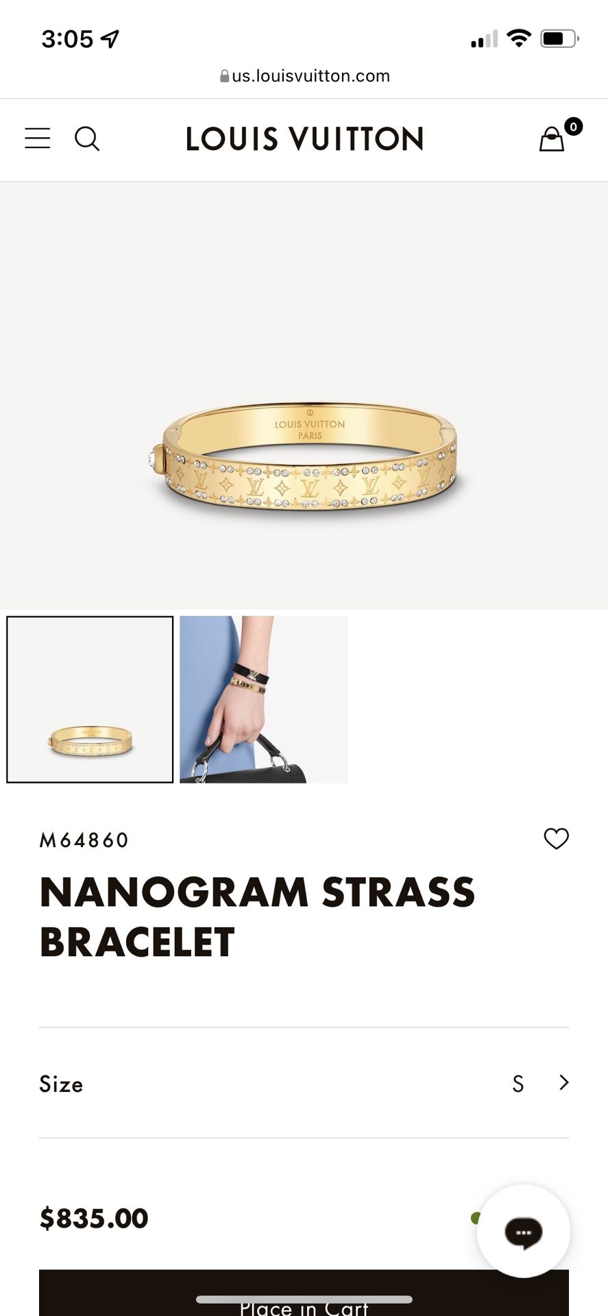 Nanogram bracelet