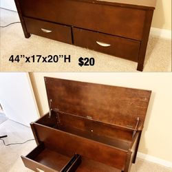 Blanket Chest W/ Drawers/ Storage Bench