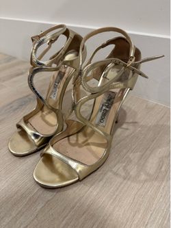Jimmy Choo Gold Sandals