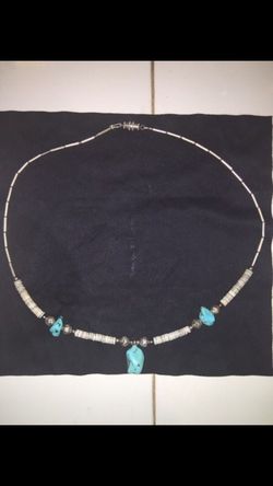 Turquoise necklace $10