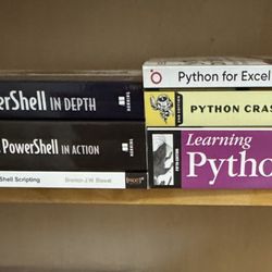 Python And Power Shell Books