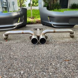 Modded Dual Exhaust From 997 Carrera look To GT3 Look.