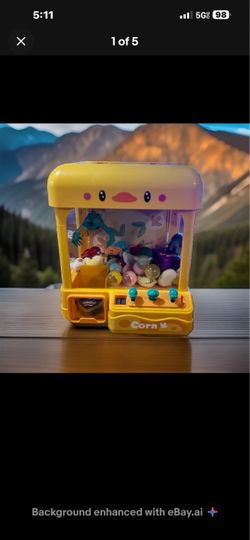 Orange Ocean Large Claw Machine Toy Arcade Game for Kids w/ Lights & Sound