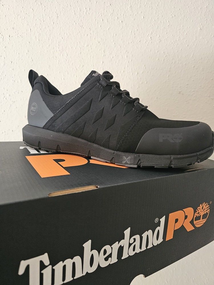 Size 10.5 Men's timberland steal toe work shoes