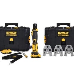 DeWalt DCE210D2K 20V 1/2" - 1-1/4" Compact Press Tool Kit