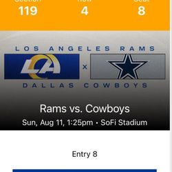 LA Rams vs. Dallas Cowboys