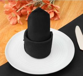 Black Cloth Napkins