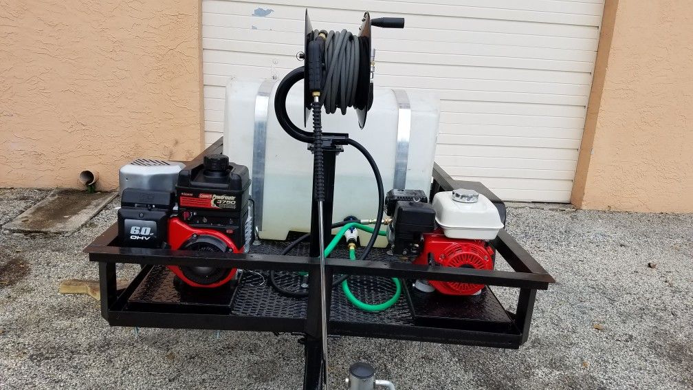 CAR WASH EQUIPMENT COMPLETE WITH TRAILER