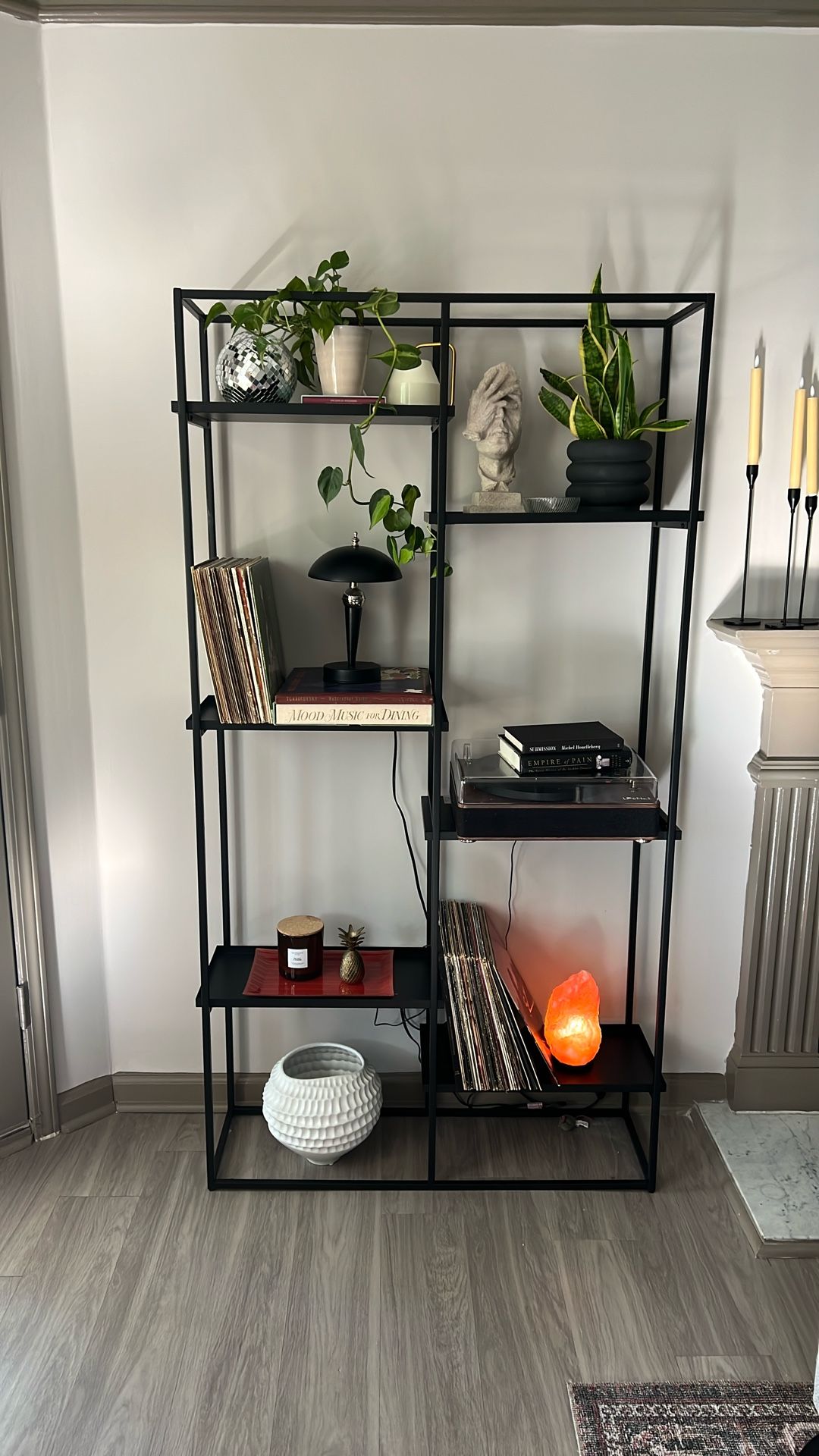 AllModern Black Metal Bookshelf