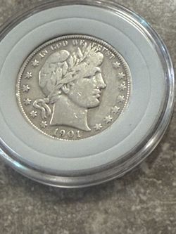 1901-P ICG Barber Half Dollar VF-30